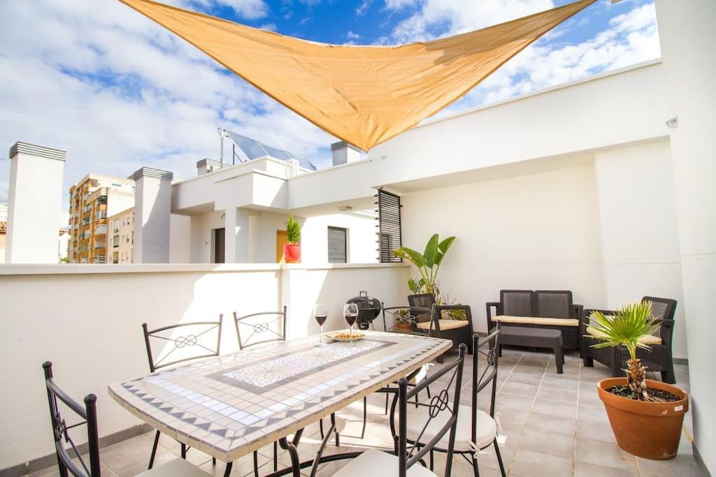 Luxury Duplex Downtown Superb Terrace&Free Parking Appartement Málaga Buitenkant foto